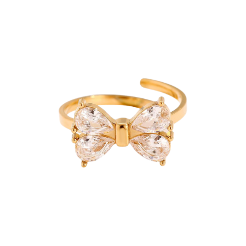 Golden Bow Ring