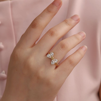 Golden Bow Ring