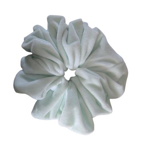 Minty Velvet Scrunchie