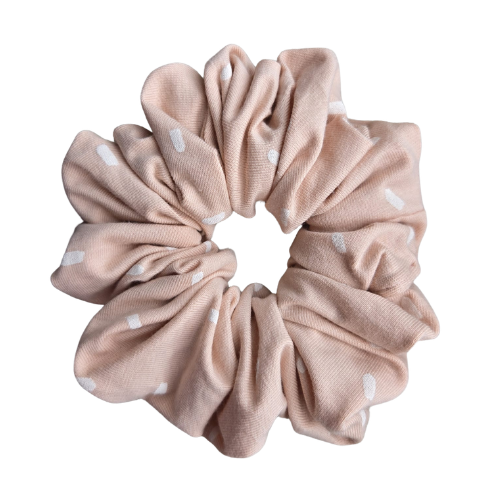Pink Confetti Scrunchie