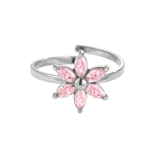 Pink Flower Ring