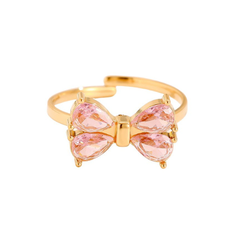 Pink Bow Ring