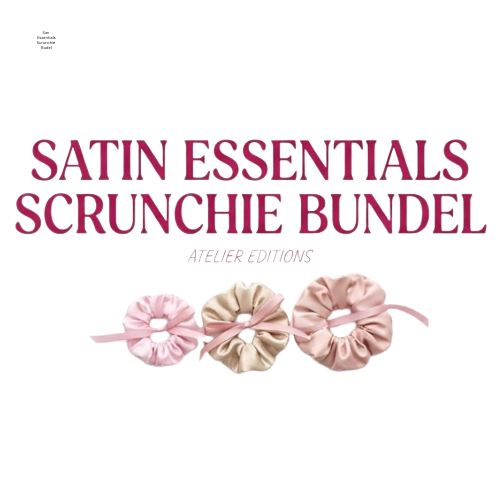 Satin Essentials Scrunchie Bundel