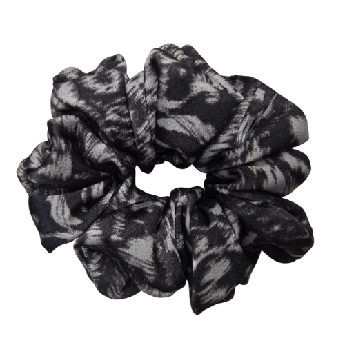 Shadow Swirl Satin Scrunchie