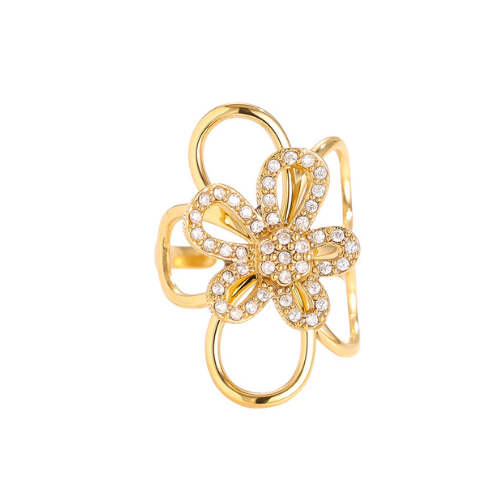 Shiny Floral Ring