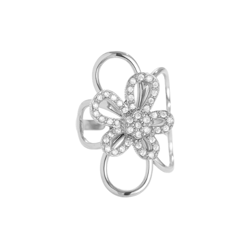 Shiny Floral Ring