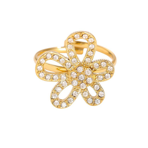 Shiny Flower Ring